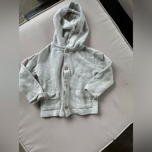 Zara hooded shacket / jacket in oatmeal size 3-4